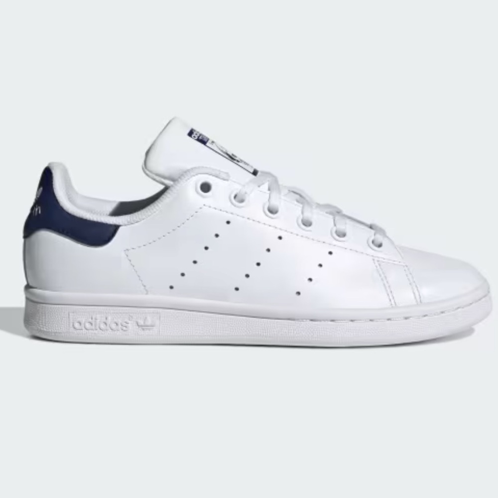 Adidas Kids Stan Smith Sneakers White and Navy Size 4